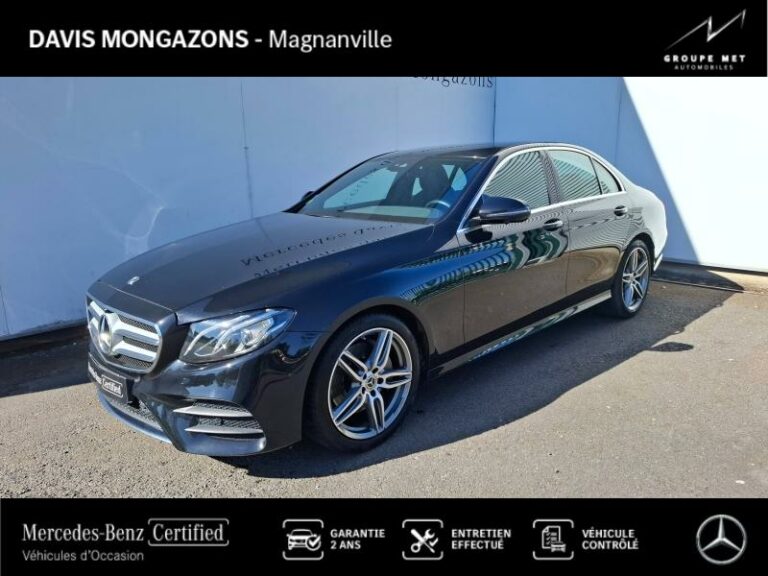 MERCEDES-BENZ-Classe E 220 d 194ch AMG Line 9G-Tronic Noir-MAGNANVILLE-1